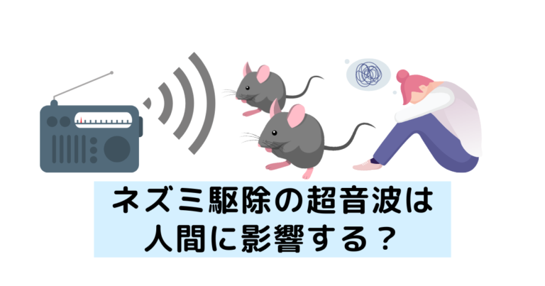 ネズミ駆除の超音波は人間に影響する？使用の危険性について解説！